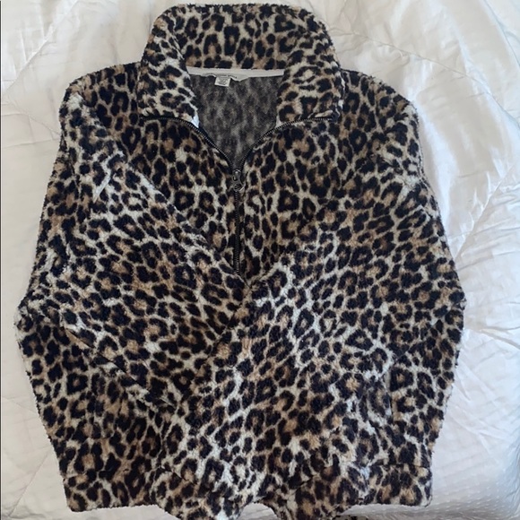 Cheetah print teddy jacket - Picture 1 of 3